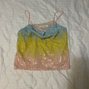 Endless Rose Sequin Top XS